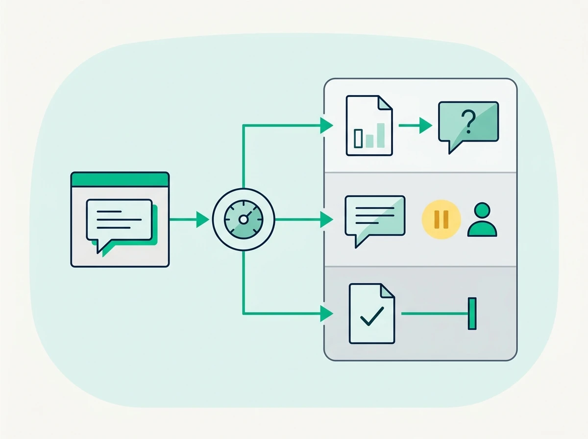 A reminder workflow follows up on missing client documents